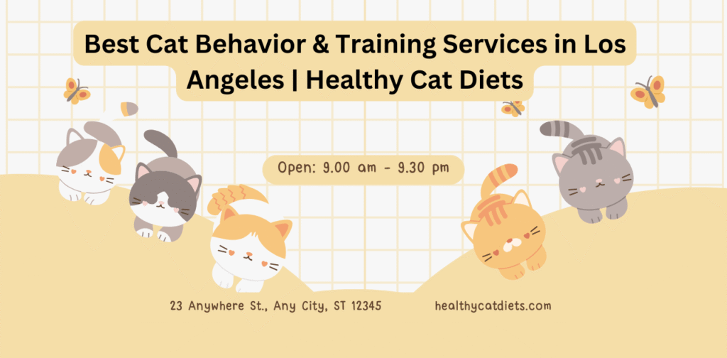 Best Cat Behavior & Training Services in Los Angeles