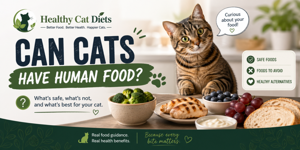 can cats have human food