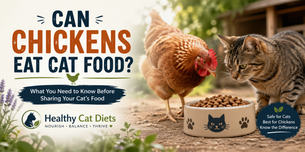 can chickens eat cat food