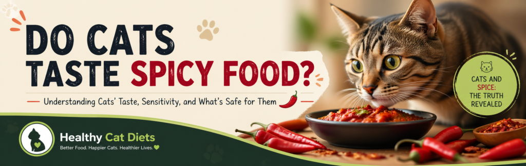 do cats taste spicy food
